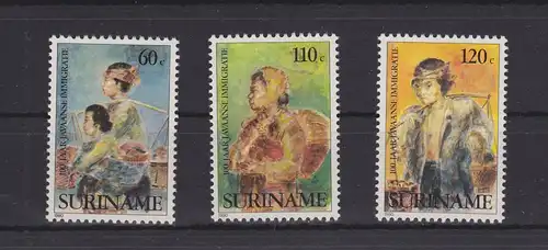 Suriname 1332-1334 postfrisch Einwanderer #W999