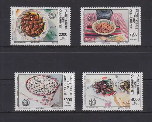 Türkisch-Zypern 347-350 postfrisch Ernährung, Cyprus MNH #GE111