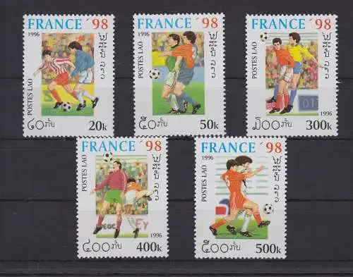 Laos 1516-1520 postfrisch Fußball - Weltmeisterschaft, MNH #GE180