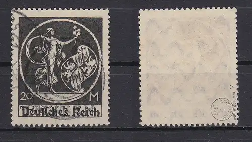 Deutsches Reich 138V gestempelt geprüft Infla Berlin, used #GE036