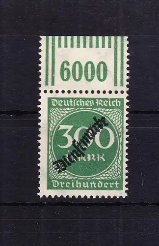 Deutsches Reich Dienstmarken 79W OR 2'9'2 postfrisch #RD056