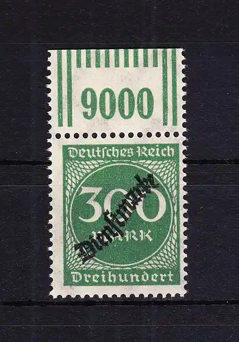 Deutsches Reich Dienstmarken 79W OR 2'9'2 postfrisch #RD057