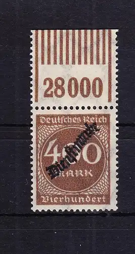 Deutsches Reich Dienstmarken 80W OR 1'11'1 postfrisch #RD059