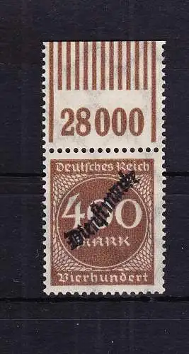 Deutsches Reich Dienstmarken 80W OR 1'11'1 postfrisch #RD059