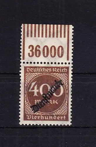 Deutsches Reich Dienstmarken 80W OR 1'11'1 postfrisch #RD060