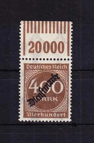 Deutsches Reich Dienstmarken 80W OR 1'11'1 postfrisch #RD063