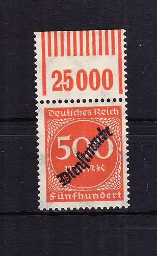 Deutsches Reich Dienstmarken 81W OR 1'11'1 postfrisch #RD065