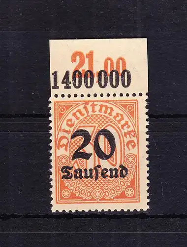 Deutsches Reich Dienstmarken 90P OR postfrisch #RD068