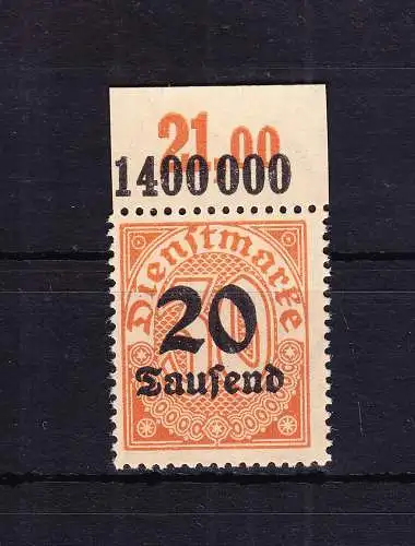 Deutsches Reich Dienstmarken 90P OR postfrisch #RD068