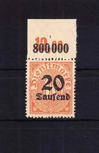 Deutsches Reich Dienstmarken 90P OR postfrisch #RD072