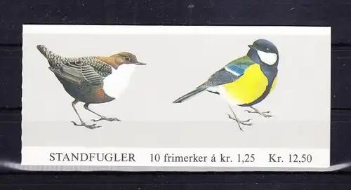 Norwegen MH 3 mit 813-814 gestempelt Vögel #RD921