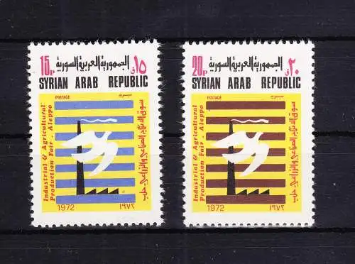 Syrien 1206-1207 postfrisch Messe Aleppo, MNH #RB523