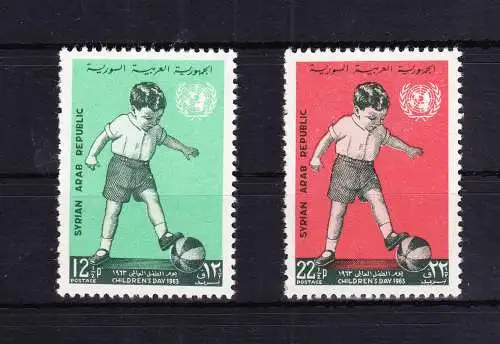 Syrien 848-849 postfrisch Kindertag, MNH #RB576