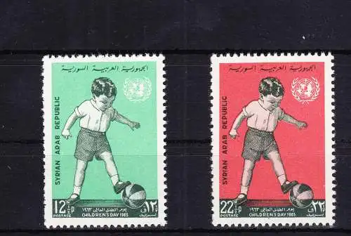 Syrien 848-849 postfrisch Kindertag, MNH #RB577