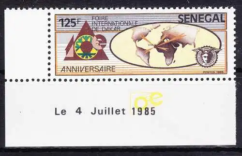 Senegal 889 postfrisch Internationale Messe Dakar, MNH #RB719