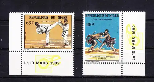 Niger 792-793 postfrisch Jugendfestival in Agades, MNH #RB729