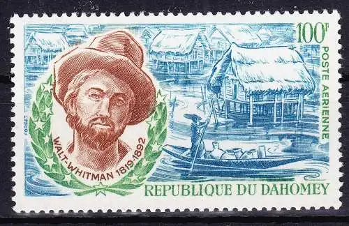 Dahomey 413 postfrisch Dichter Walt Whitman, MNH #RB756