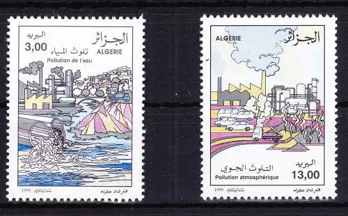 Algerien 1137-1138 postfrisch Umweltschutz, MNH #RB799