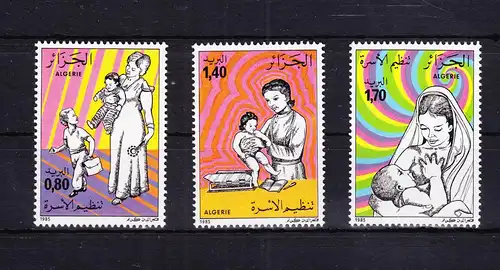 Algerien 888-890 postfrisch Familienplanung, MNH #RB854