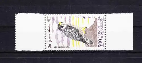 Saint-Pierre und Miquelon 726 postfrisch Zugvögel, Falke, MNH #RB874