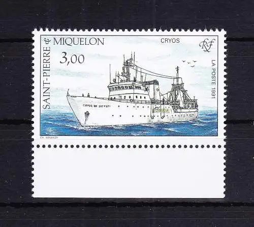 Saint-Pierre und Miquelon 625 postfrisch Schiffe, MNH #RB890