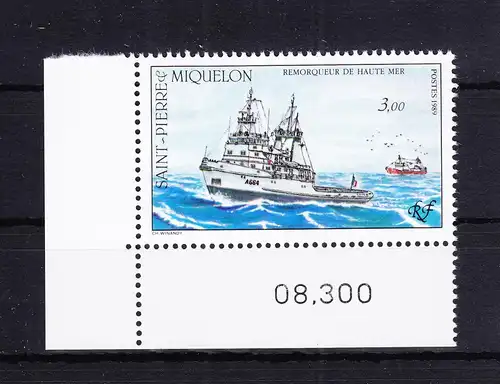 Saint-Pierre und Miquelon 583 postfrisch Schiffe, MNH #RB901