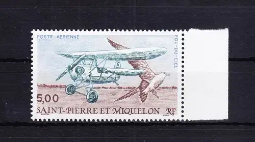 Saint-Pierre und Miquelon 594 postfrisch Flugzeug, MNH #RB904