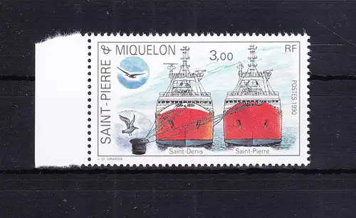 Saint-Pierre und Miquelon 604 postfrisch Schiffe, MNH #RB906