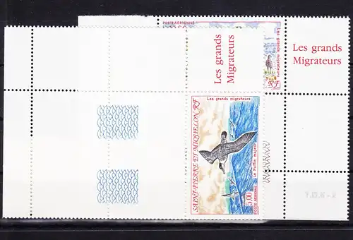 Saint-Pierre und Miquelon 654-655 postfrisch Zugvögel, MNH #RB977