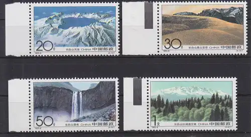 China Volksrepublik 2487-2490 postfrisch Gebirge Changbei San, MNH #RA697