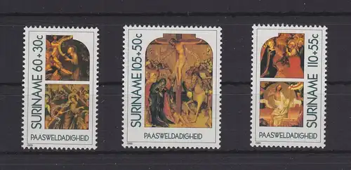 Suriname 1291-1293 postfrisch MNH, Ostern Easter #RA020