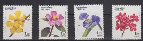 Thailand 1443-1446 postfrisch Natur Blumen, MNH #RA172