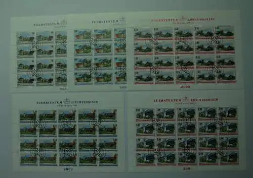 Liechtenstein Kleinbogen 1229-1233 Ersttagssonderstempel #JG498