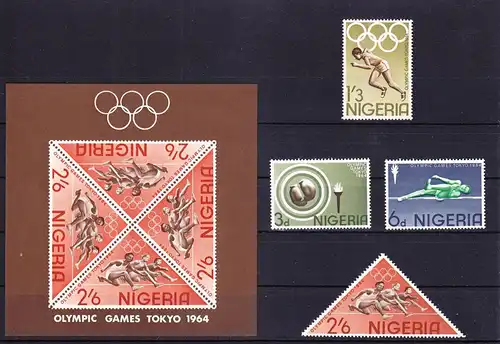 Nigeria 156-159 postfrisch Olympische Sommerspiele #RE304