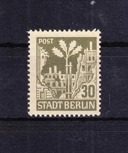 Berlin und Brandenburg 7A PF II postfrisch Plattenfehler #RE458