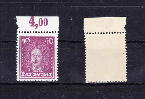 Deutsches Reich 395P OR postfrisch #RE588