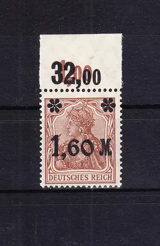Deutsches Reich 154P OR postfrisch #RF260