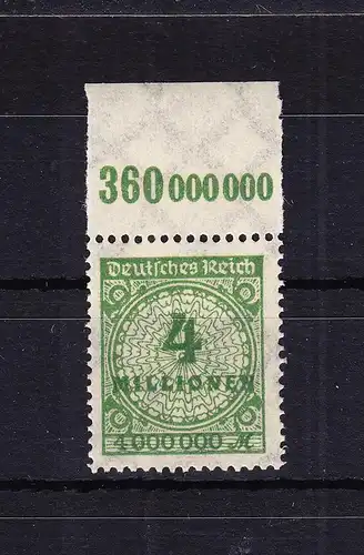 Deutsches Reich 316A P OR A postfrisch #RF389