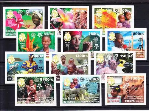 Guinea 4202B-4213B postfrisch MNH #RG078