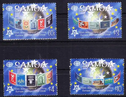Samoa 1020-1023 postfrisch MNH #RG176