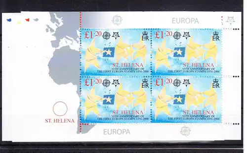 St. Helena 961-964 postfrisch als Kleinbogen, MNH #RG197