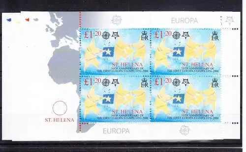 St. Helena 961-964 postfrisch als Kleinbogen, MNH #RG197