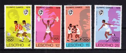 Lesotho 209-212 postfrisch Olympische Sommerspiele, MNH #RG212