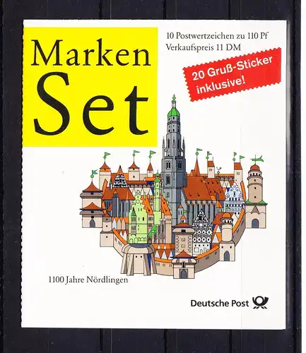 BRD MH 37 mit H-Blatt 41 postfrisch Bundesrepublik Deutschland #RG306