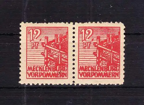 SBZ 36zz postfrisch als Paar Abklatsch Sowjetische Besatzungszone #RH241