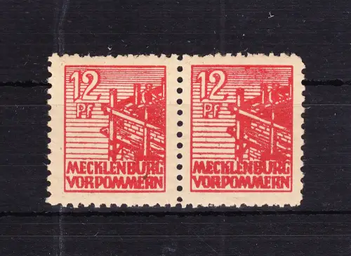 SBZ 36zz postfrisch als Paar Abklatsch Sowjetische Besatzungszone #RH241