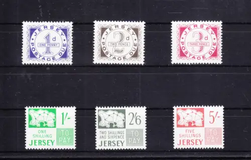 GB Jersey Portomarkenn 42887 postfrisch #RH534