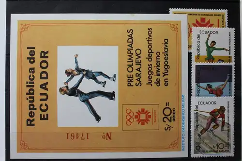 Ecuador Block 110 und 1961-1964 postfrisch Olympia Los Angeles 1984 #RH912