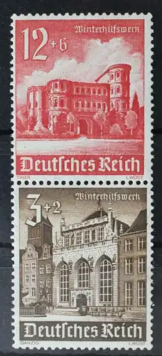 Deutsches Reich Zd S266 postfrisch Zusammendrucke #RI684