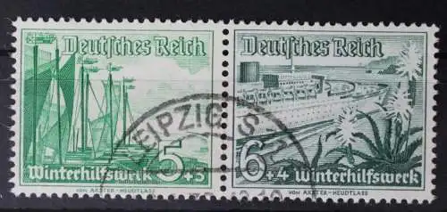 Deutsches Reich Zd W125 gestempelt Zusammendrucke #RI718